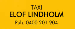 Taxi Elof Lindholm